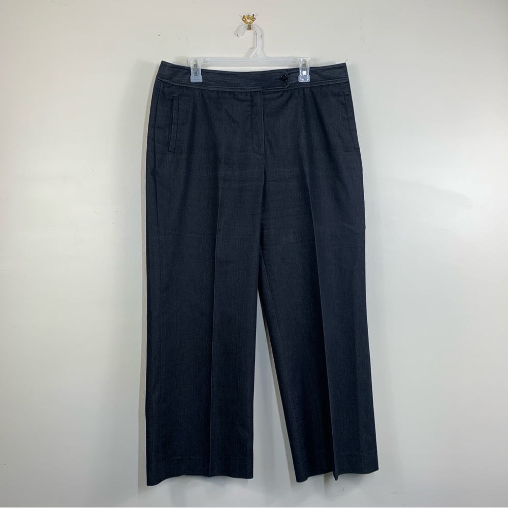Jones New York Collection Stretch Wide legged high waisted pants-14